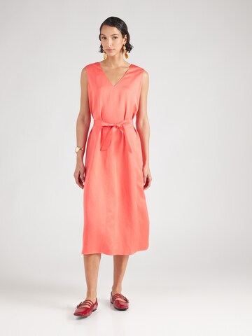 COMMA Kleid in Orange: Vorderseite