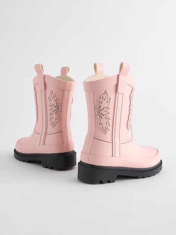 Bottes en caoutchouc Next en rose