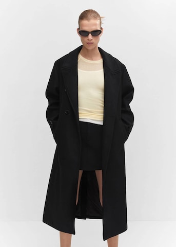 MANGO Átmeneti kabátok 'gauguin' - fekete: elől