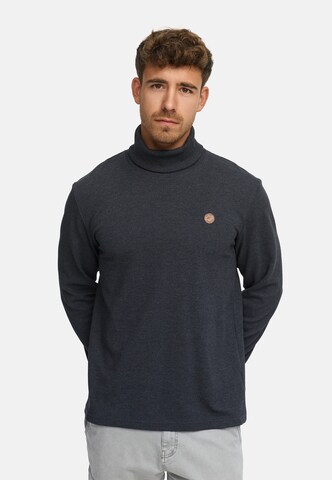 INDICODE JEANS Shirt 'INGuadalupe' in Grijs: voorkant