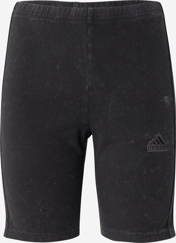 Skinny Pantaloni sport 'All Szn Biker' de la ADIDAS SPORTSWEAR pe negru: față