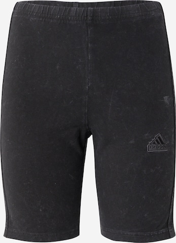 Skinny Pantalon de sport 'All Szn Biker' ADIDAS SPORTSWEAR en noir : devant