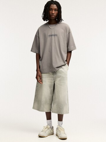 Pull&Bear Koszulka 'STWD' w kolorze szary