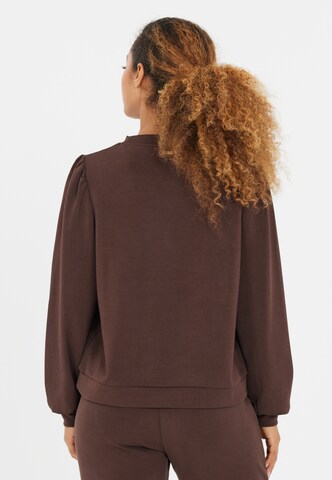 Athlecia Sweatshirt 'Jillnana' in Braun