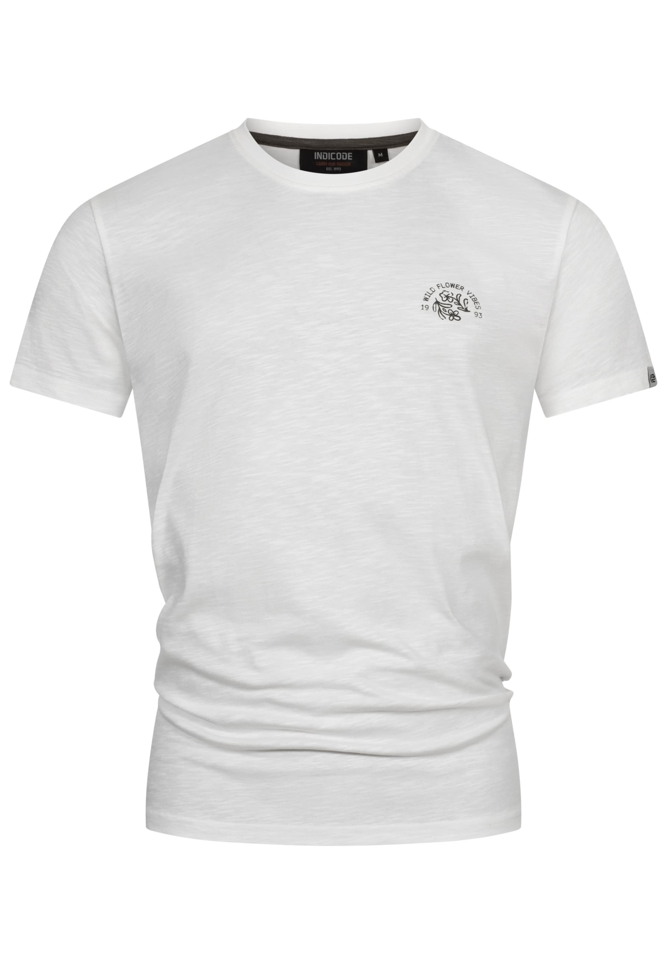 INDICODE JEANS Shirt 'Asbjorn ' in White: front