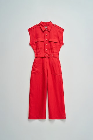 Salsa Jeans Jumpsuits in Rot: Vorderseite