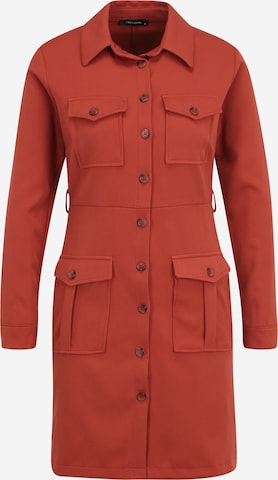 Trendyol Petite Blousejurk in Rood: voorkant