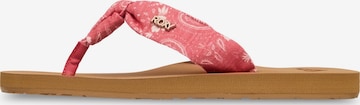 ROXY Zehentrenner 'Paia' in Pink: Vorderseite