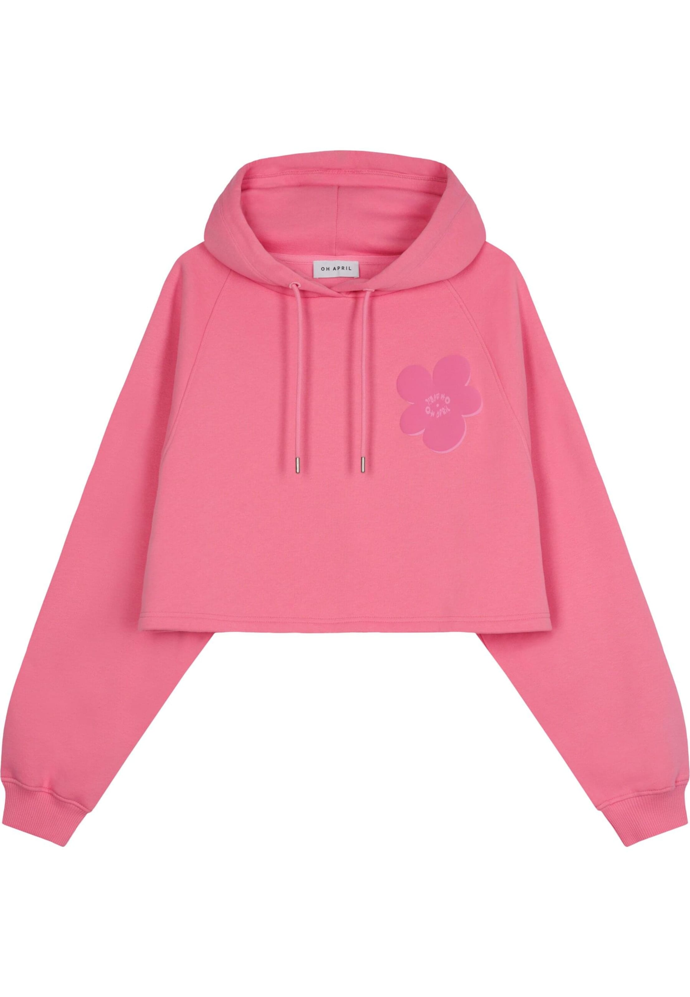 Bluză de molton de la OH APRIL pe roz: față