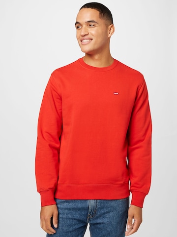 LEVI'S ®Regular Fit Sweater majica 'The Original HM Crew' - crvena boja: prednji dio