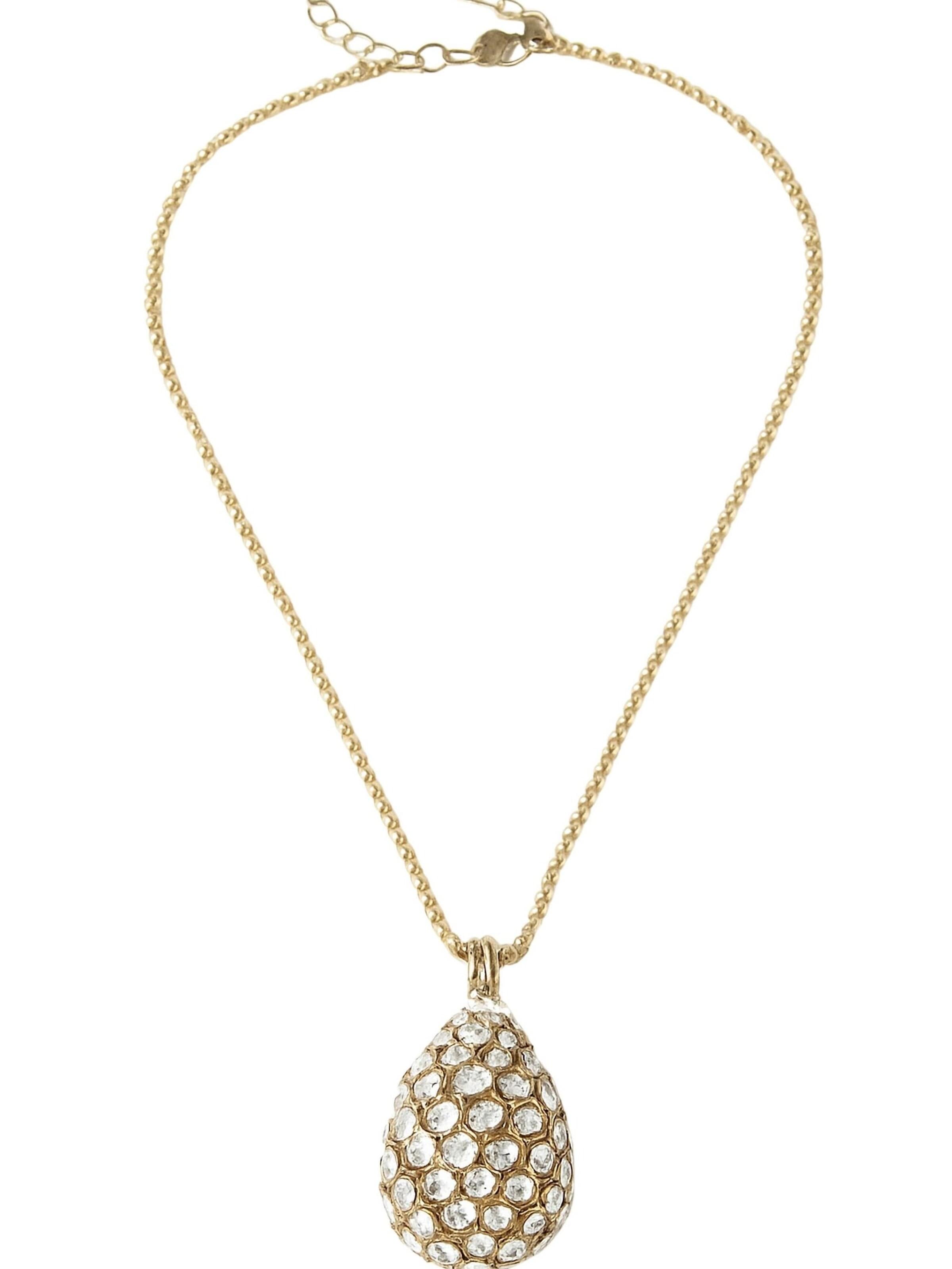 COLLEZIONE ALESSANDRO Kette 'Viola'‌‌‌ in Gold: Vorderseite