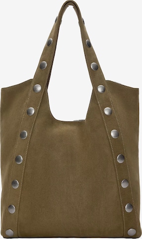 Pull&BearShopper torba - zelena boja: prednji dio