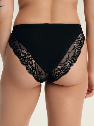ESOTIQ - Panti 'Taillenslip Patri im 2er Pack, leichter Shaping Effekt, hohe Leibhöhe L' en negro