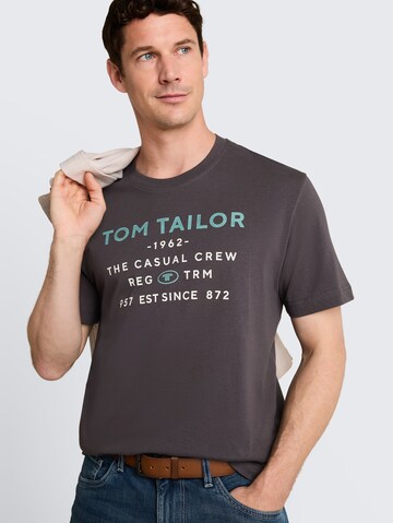 TOM TAILOR Majica | siva barva