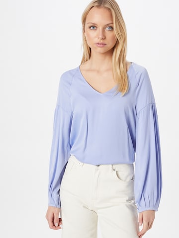 COMMA Blouse in Blue: front