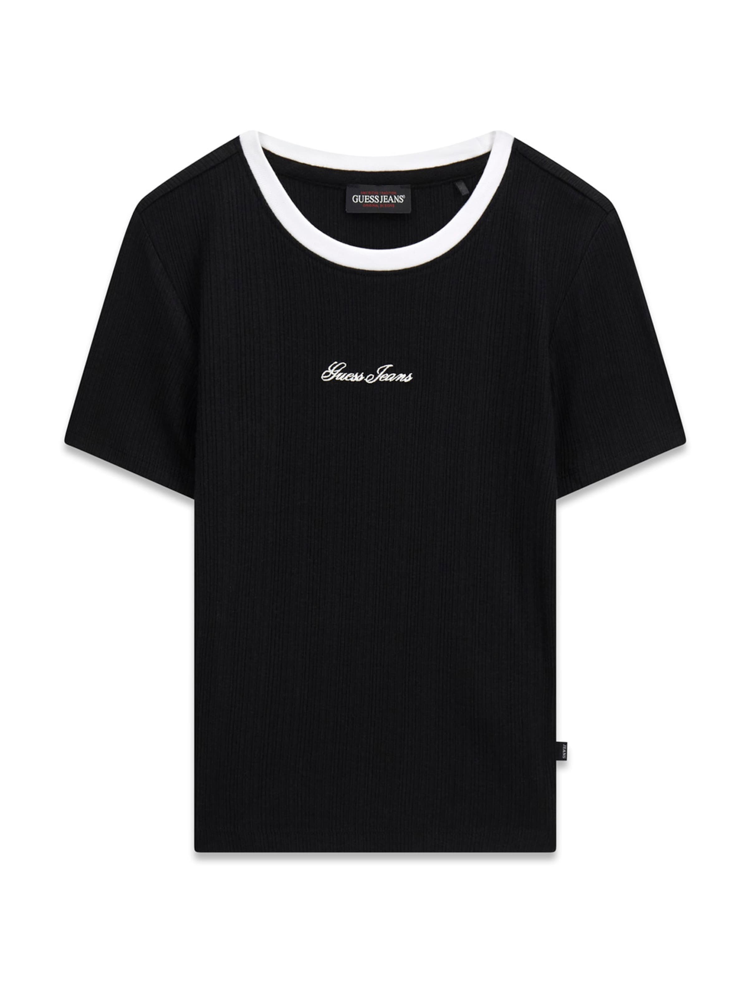 Maglietta di GUESS JEANS in nero: frontale