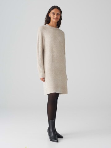 OPUS Knitted dress 'Waletta' in Beige: front