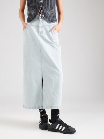 PULZ Jeans Spódnica 'RACHEL' w kolorze niebieski: przód