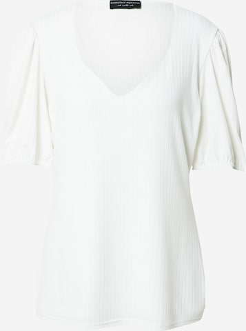 Chemisier Dorothy Perkins en blanc : devant