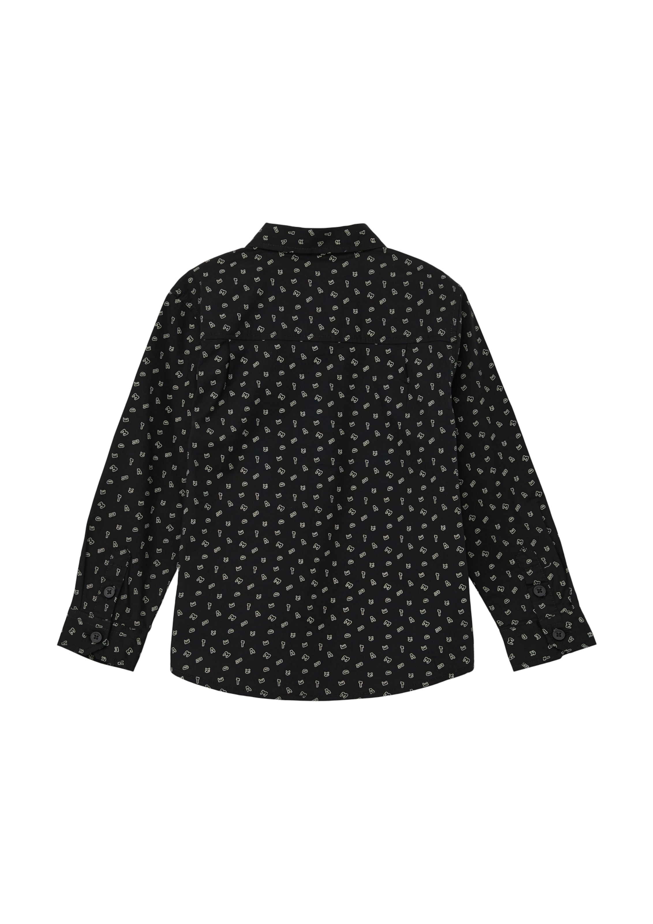 s.Oliver Regular Fit Hemd in Schwarz