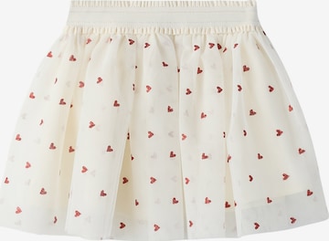 Jupe 'NMFBEROSS' NAME IT en blanc : devant