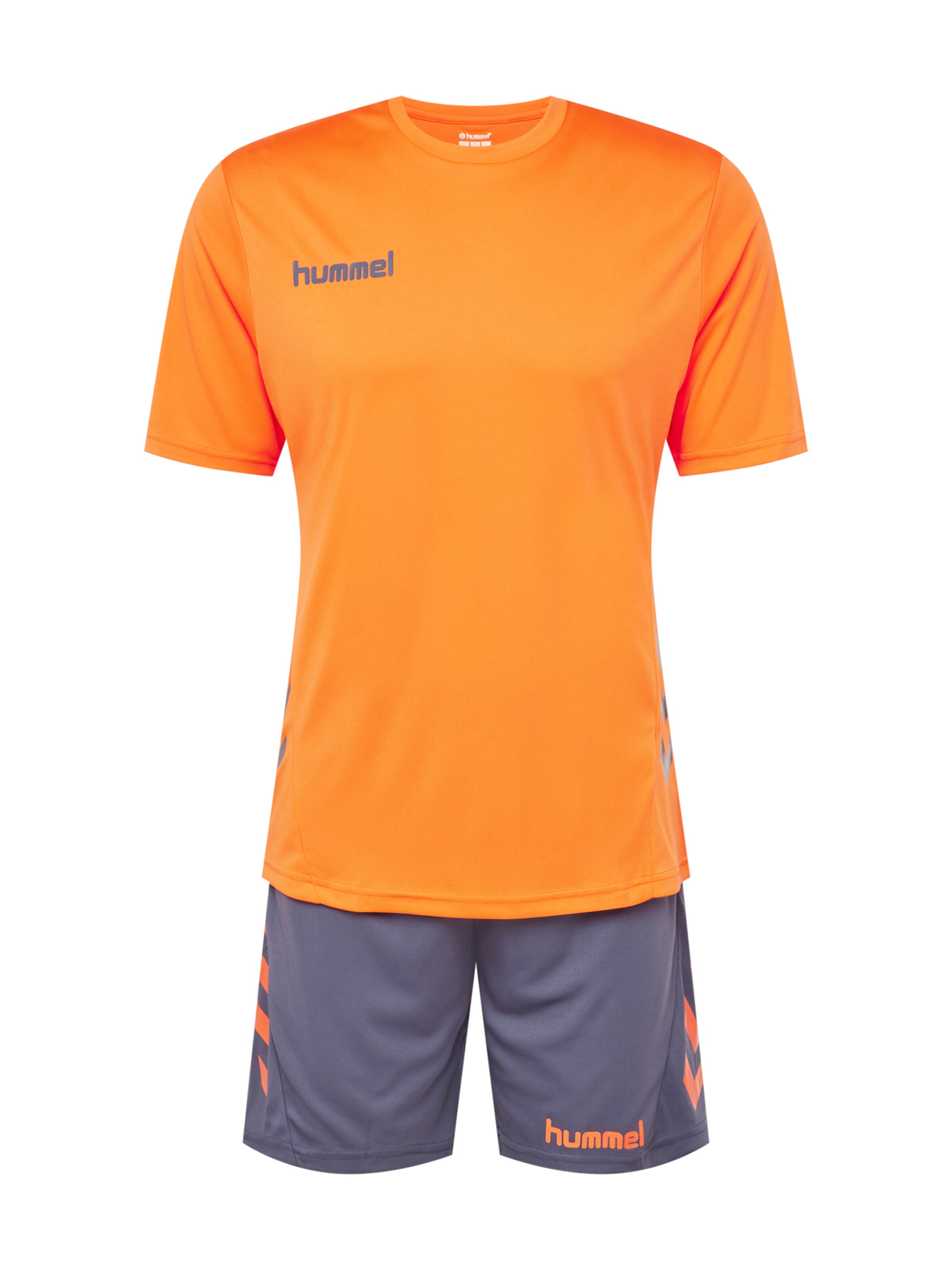 Hummel Trainingspak in Oranje: voorkant