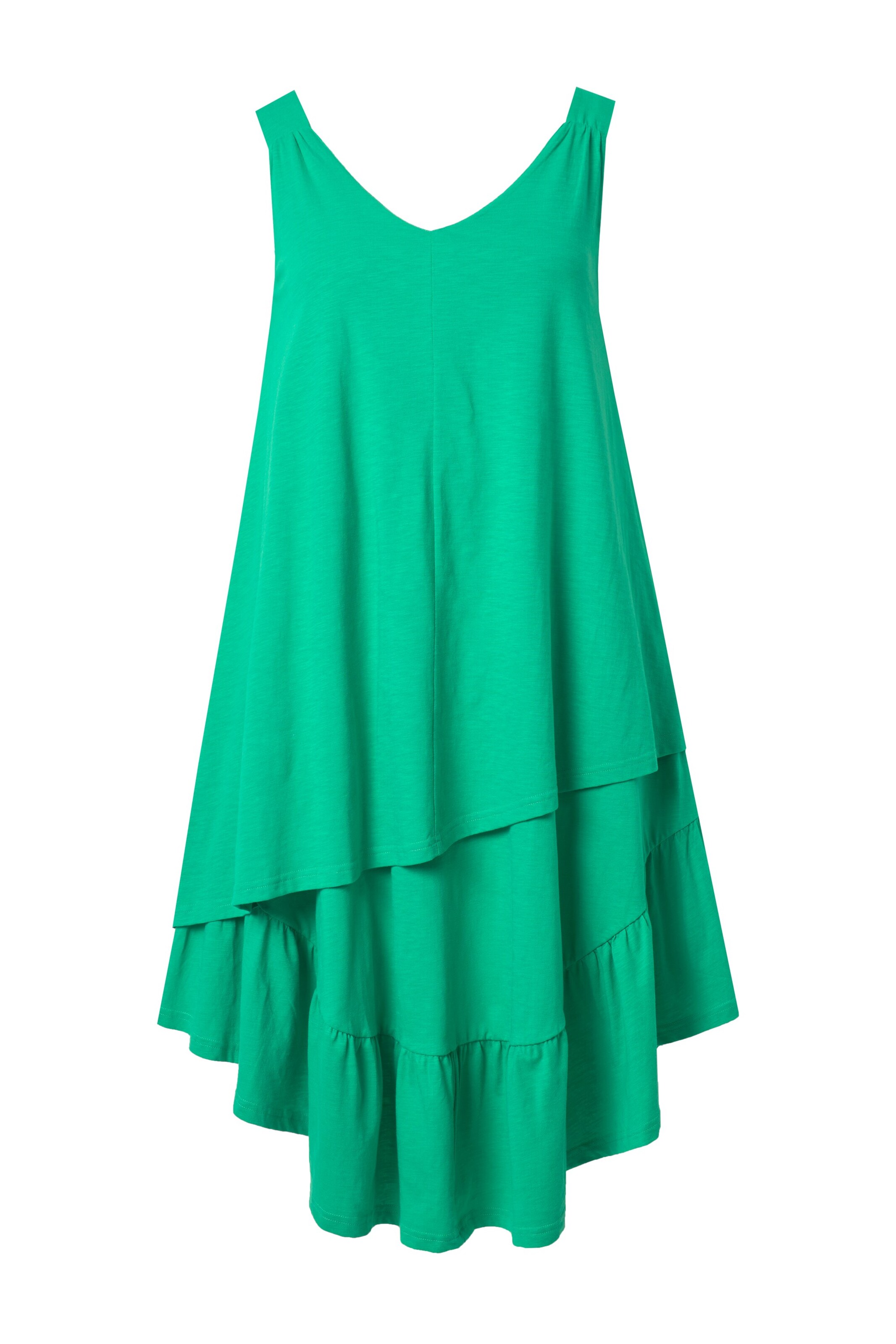 Ulla Popken Jurk in Groen: voorkant