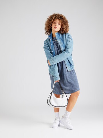 ONLY Carmakoma Gebreide jurk 'CARMARTHA' in Blauw
