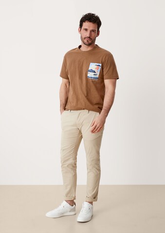 s.Oliver T-Shirt in Braun