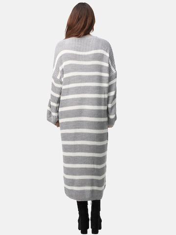 Elara Strickkleid in Grau