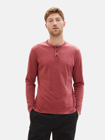 TOM TAILOR قميص بلون أحمر: الأمام