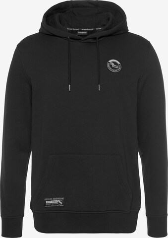 BRUNO BANANI Sweatshirt in Schwarz: predná strana