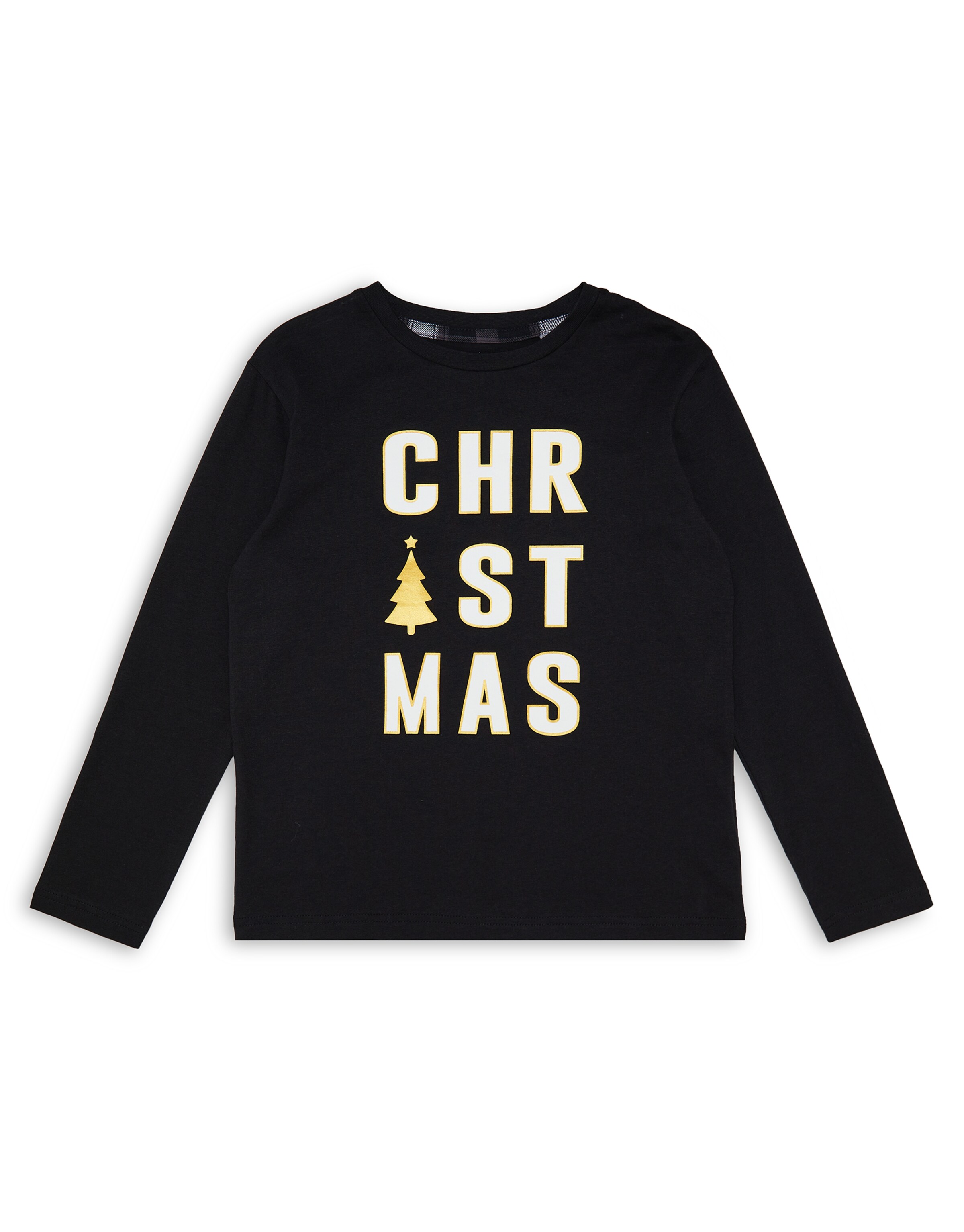 Threadgirls Pajamas 'Christmas Nightwear Harold' in Black