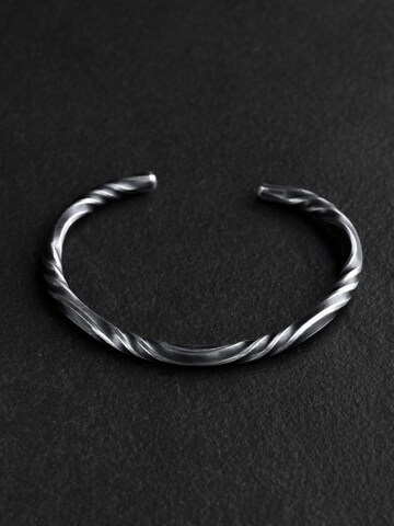 REYTEL Armband 'TIME LOOP' in Zilver