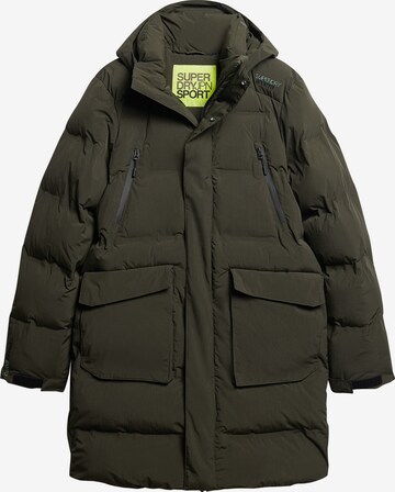 Superdry Winterjas in Groen: voorkant