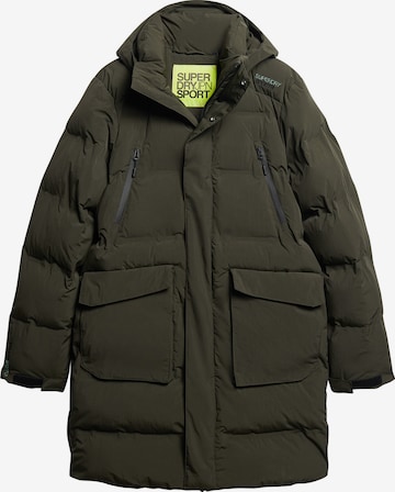 Superdry Winter Jacket in Green: front