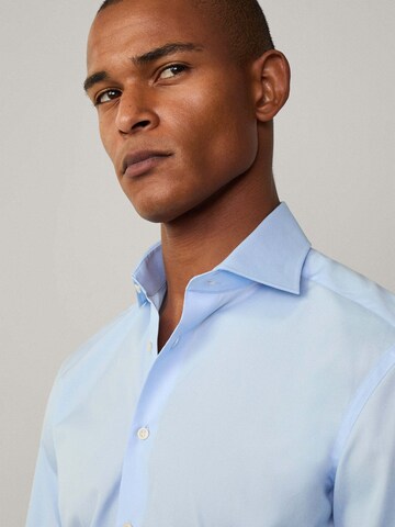 Hackett London Regular Fit Businesshemd in Blau