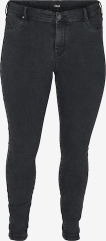Zizzi Skinny Jeans 'Janna' i grå: forside