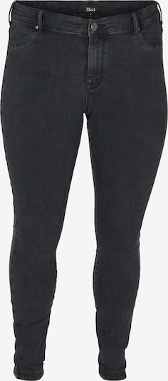 Zizzi Jeans 'Janna' in de kleur Donkergrijs / Zwart, Productweergave