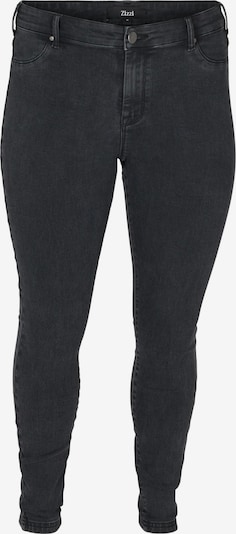 Zizzi Jean 'Janna' en gris foncé / noir, Vue avec produit