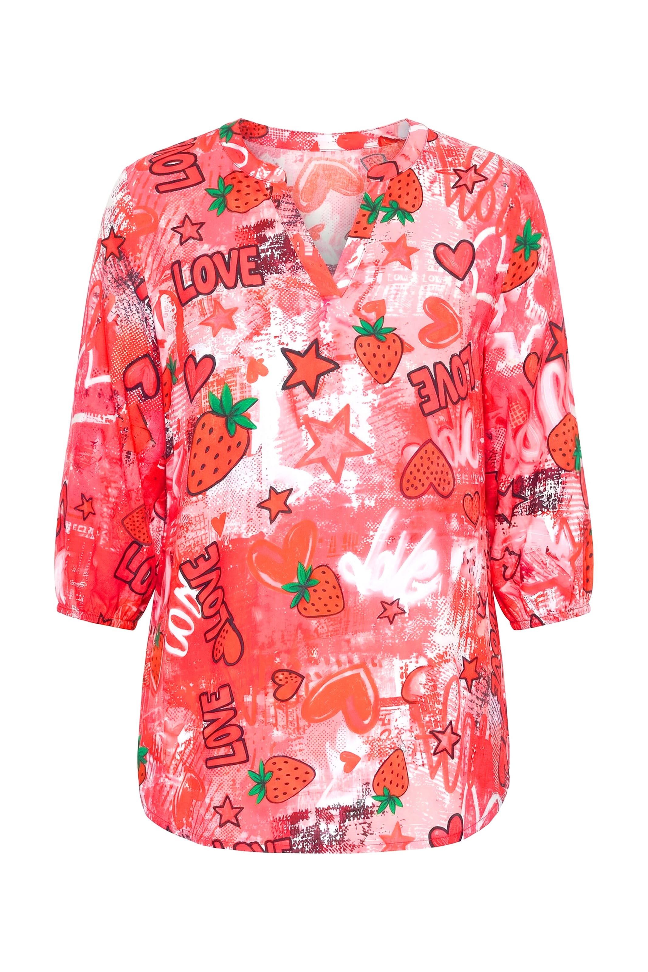 Angel of Style Blouse in Red: front