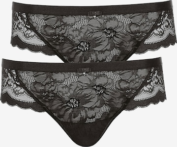 Lisca Slip 'Evelyn' in Schwarz: Vorderseite