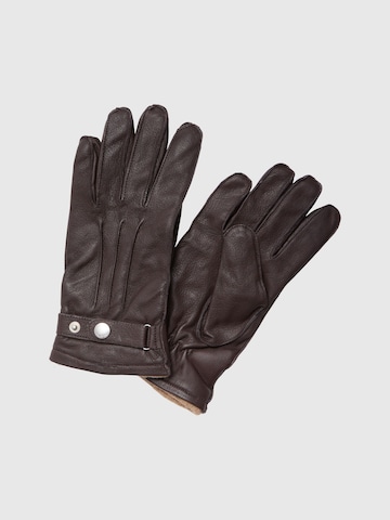 SELECTED HOMME Fingerhandsker i brun
