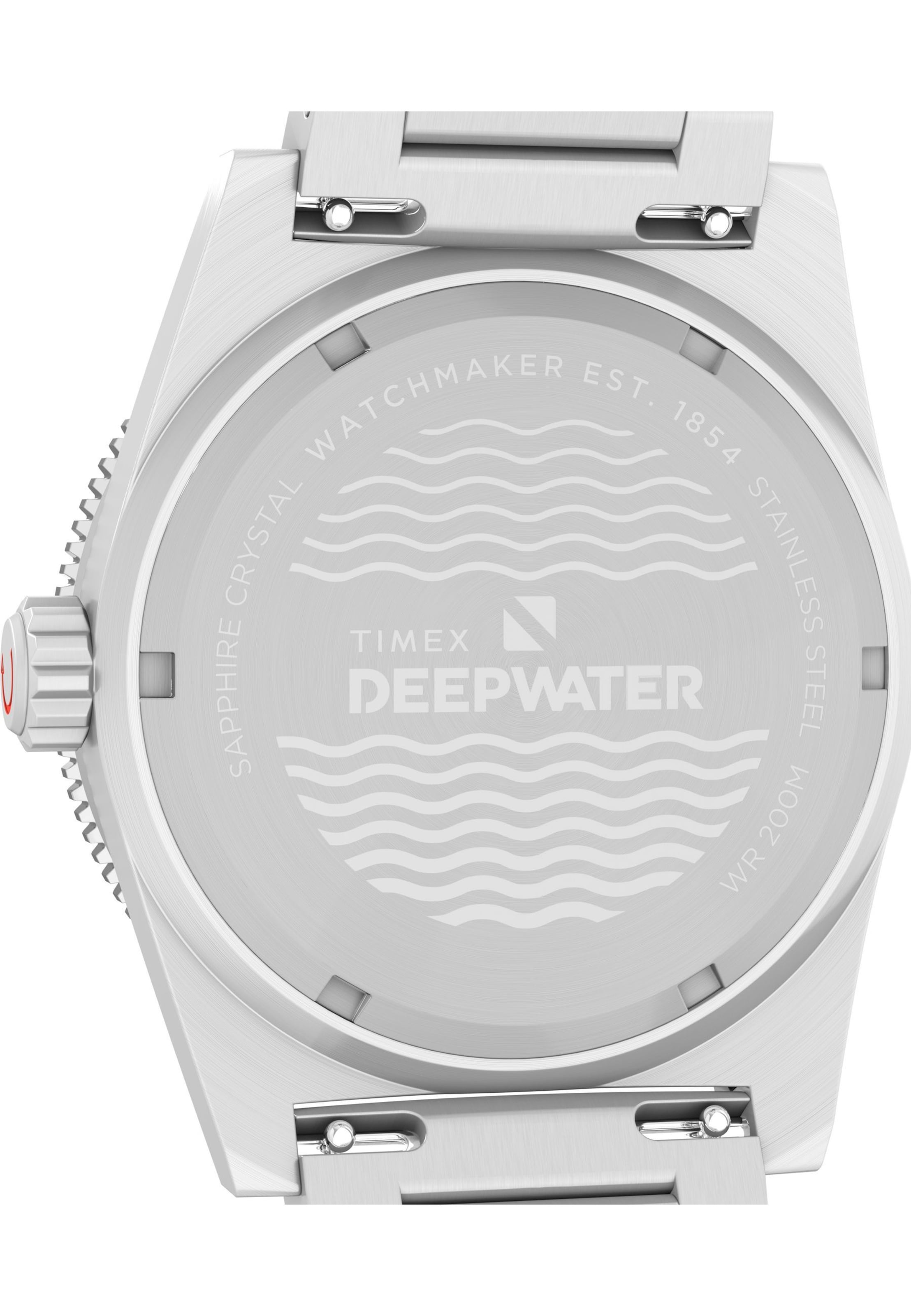 Orologio analogico 'Deepwater Reef 200' di TIMEX in argento