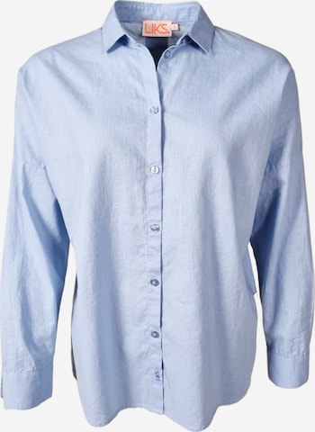 Chemisier 'Bluse Leinen' LIKS. Munich en bleu : devant