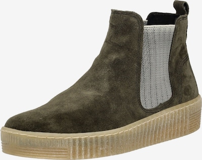 GABOR Chelsea Boots in grau / oliv, Produktansicht