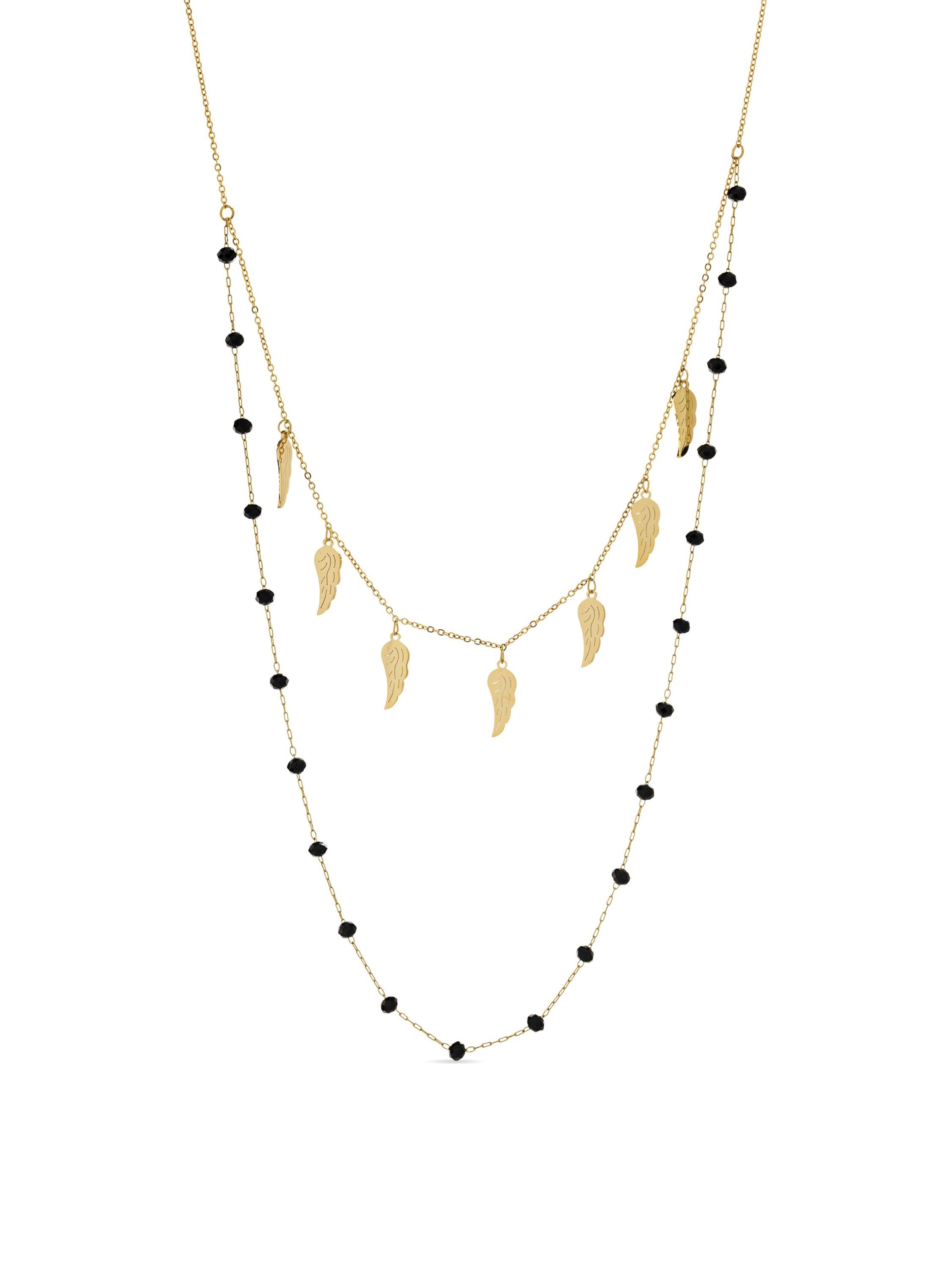 Luxenter - Cadena 'Omka' en negro: frente