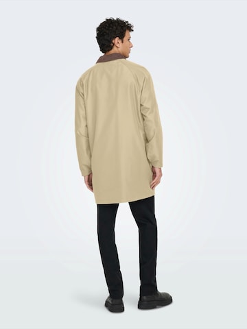 Only & Sons Mantel 'ONSKOSMO' in Beige