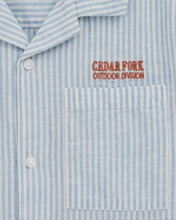 WE Fashion Regular Fit Skjorte i blå