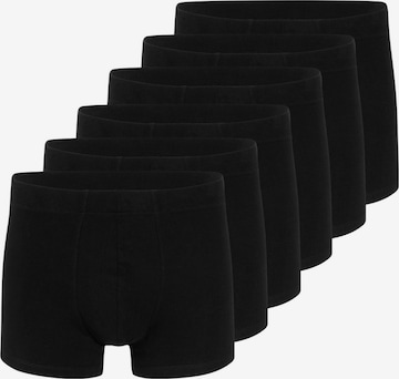 Almonu Boxer shorts 'Cotton' in Black: front